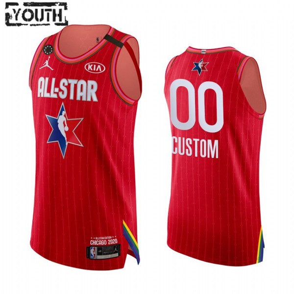 NBA 2020 All-Star Trikot Benutzerdefinierte Jordan Brand Kobe Forever Rot Swingman - Kinder NBA 2020 All-Star Trikot Benutzerdefinierte Jordan Brand Kobe Forever Rot Swingman - Kinder